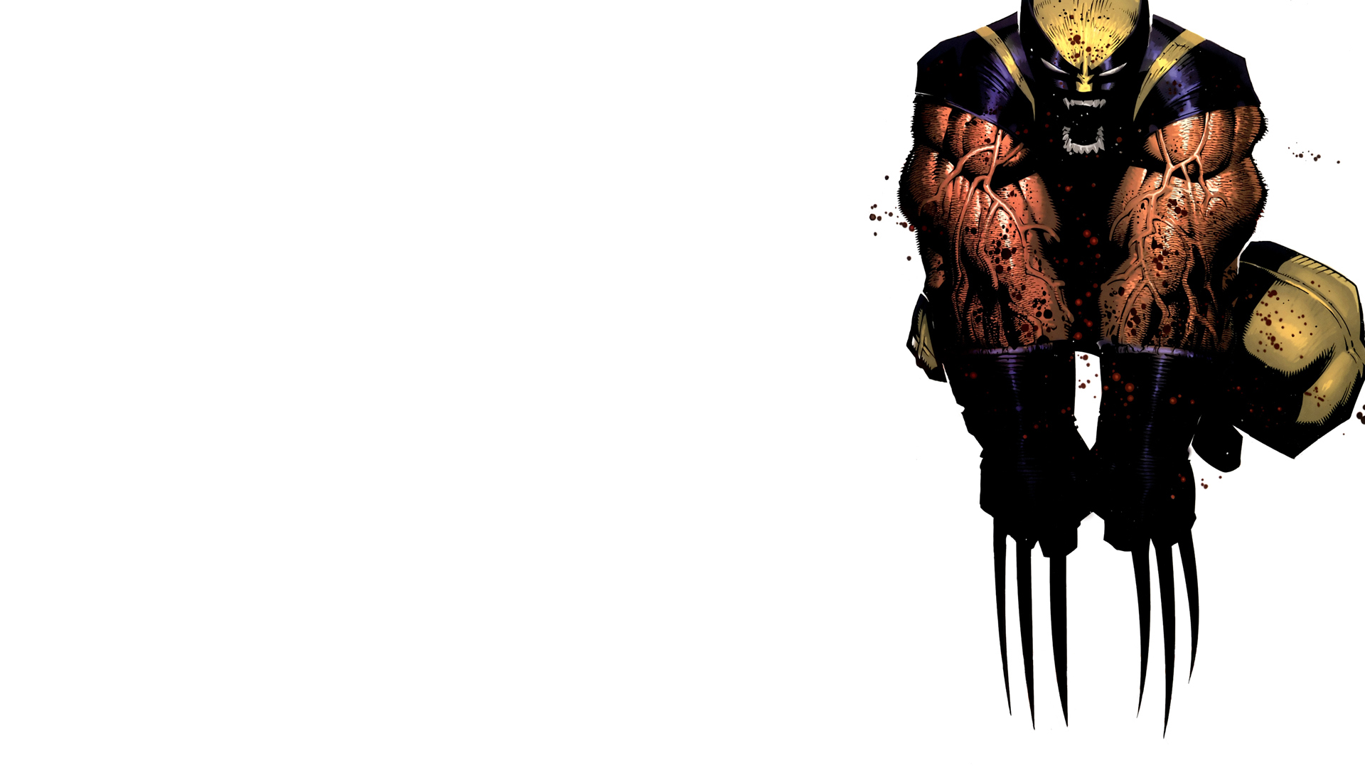 Wolverine Marvel Ics White Background Wallpaper