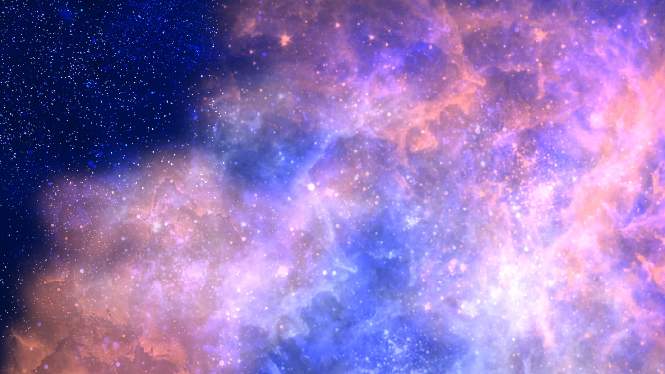 Wallpaper Space Stars Nebulae Aurora