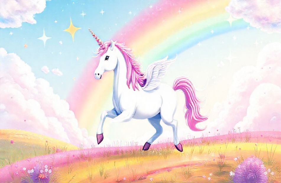Unicorn Rainbow Wallpaper