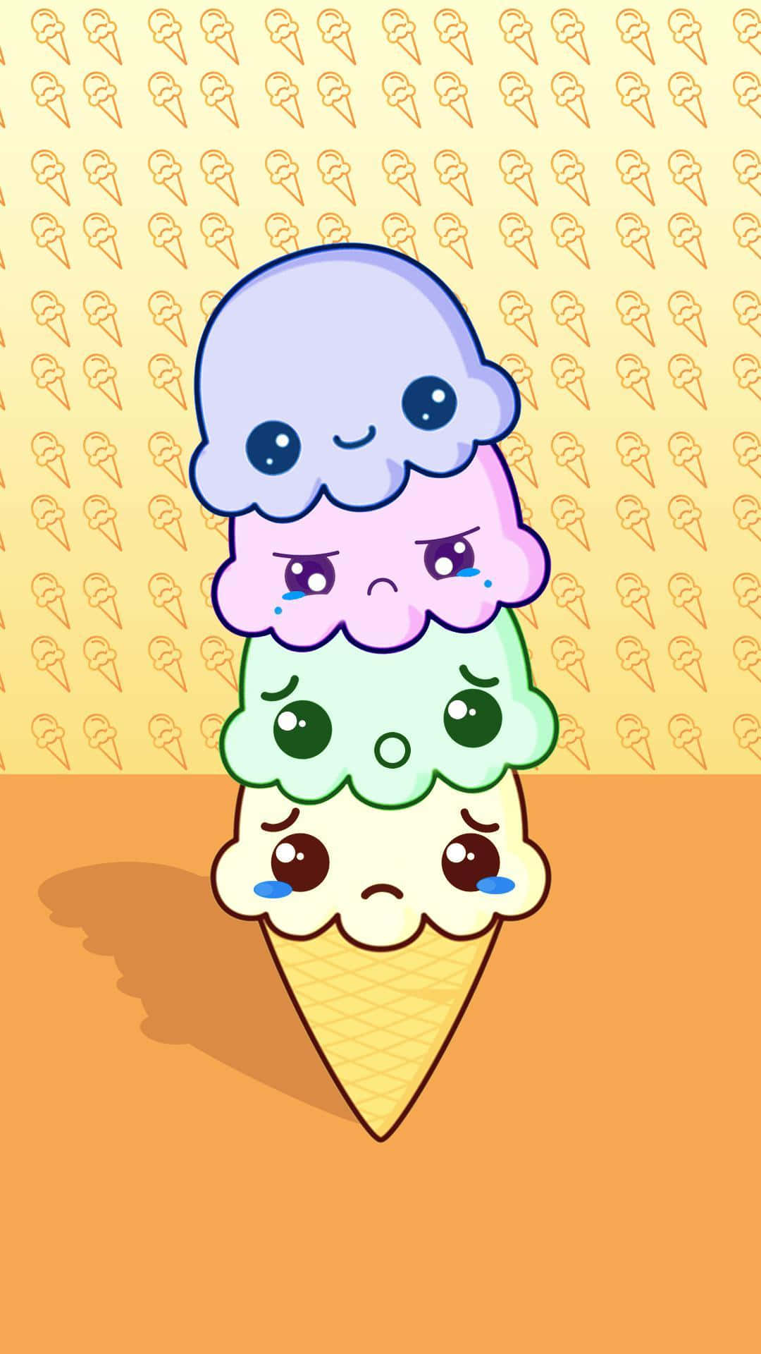 Cute Food iPhone Wallpaper