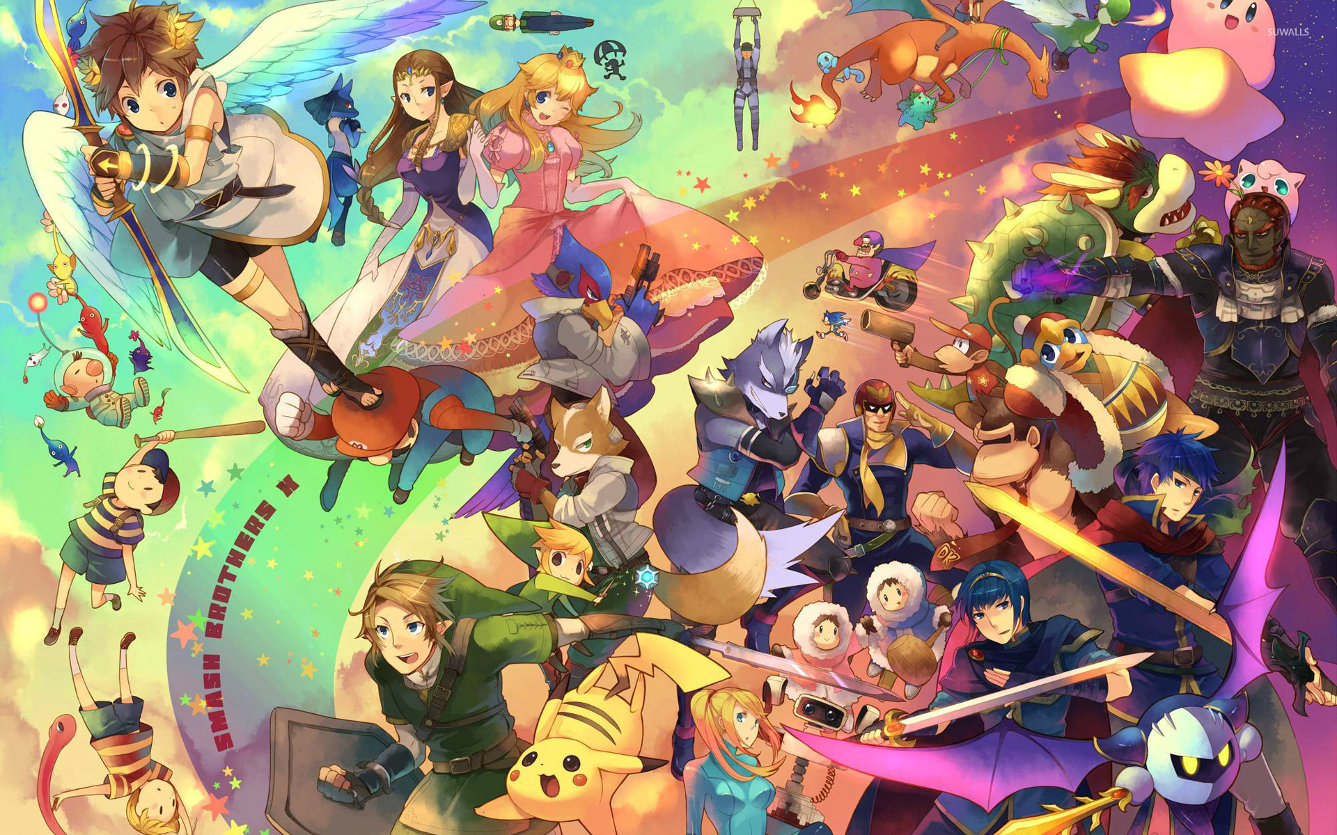 Super Smash Bros Wallpaper Game