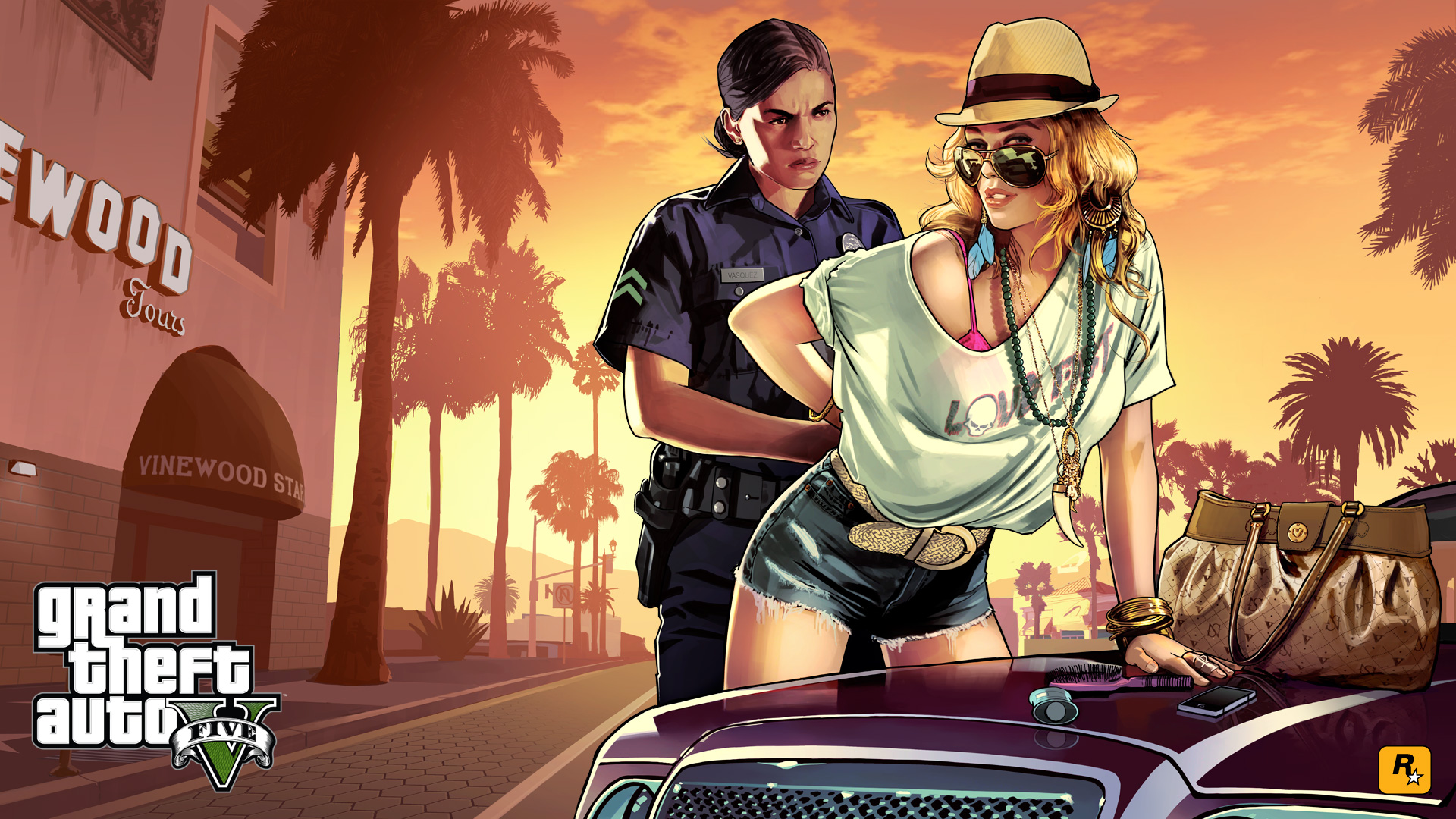 Grand Theft Auto V Girl Wallpaper for 1080x1920