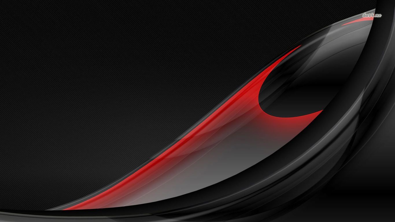 Black And Red Feather Wallpaper Abstract
