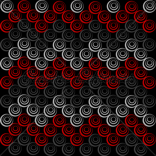 Background With Grey And Red Circles Gl Stock Image