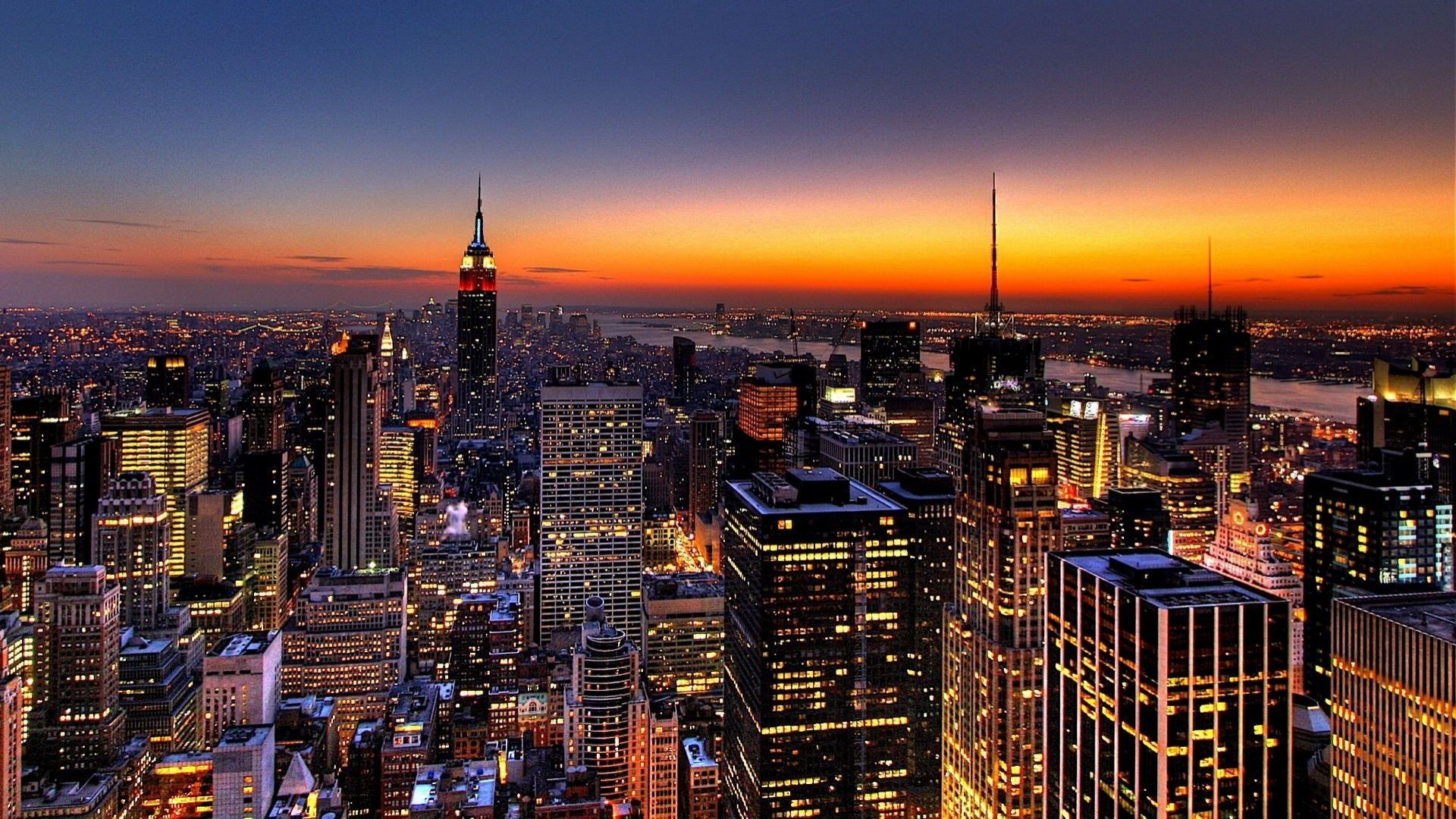 New York City Set HD Desktop Wallpaper Image