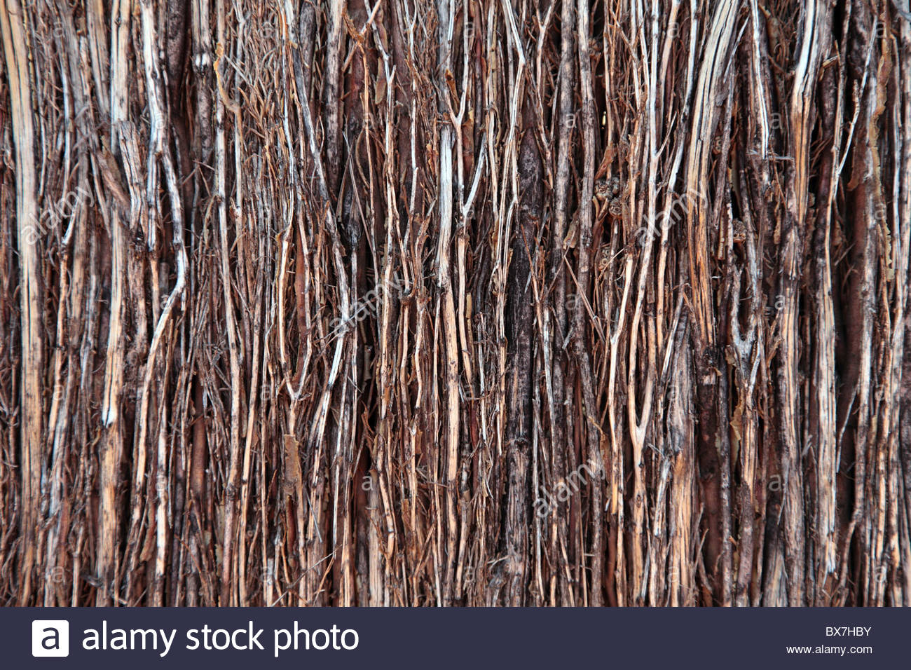 Fence Out Ouf Twigs Background Texture Stock Photo