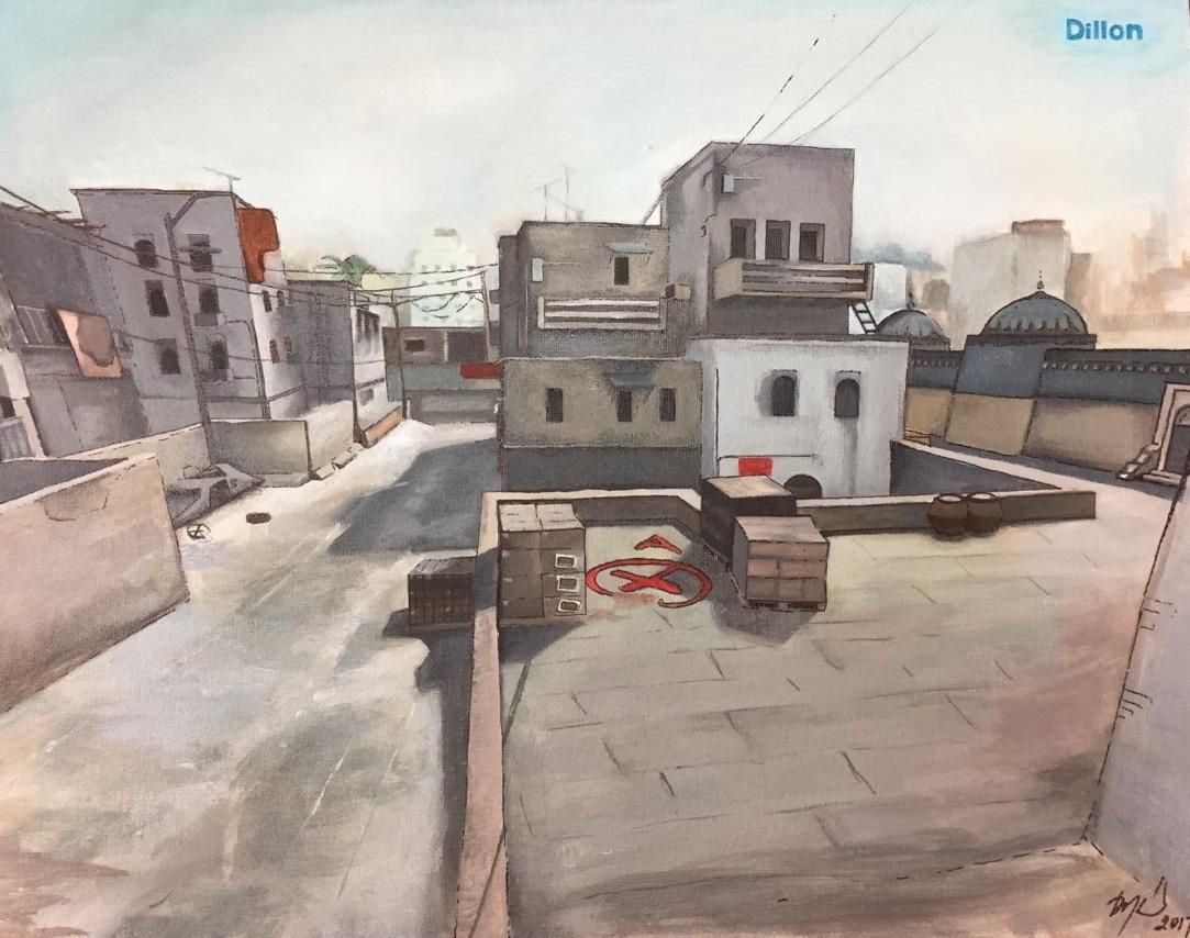 Dust2 Painting Done By Eva D Art Referral Games