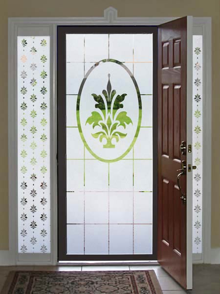 Decorate Glass Doors Storm Door Decorating Ideas