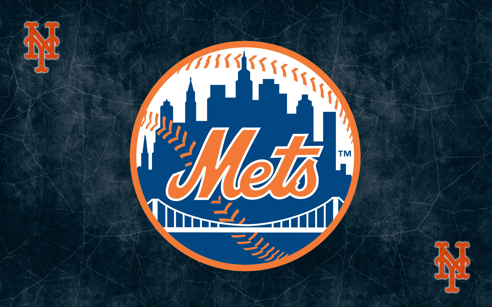 Mlb New York Mets Logo Wallpaper In Baseball