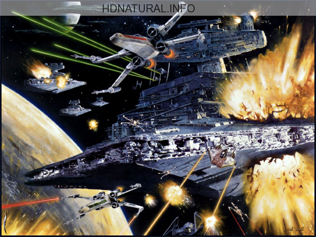 Star Wars Space Battle Wallpaper HD WallpaperHD