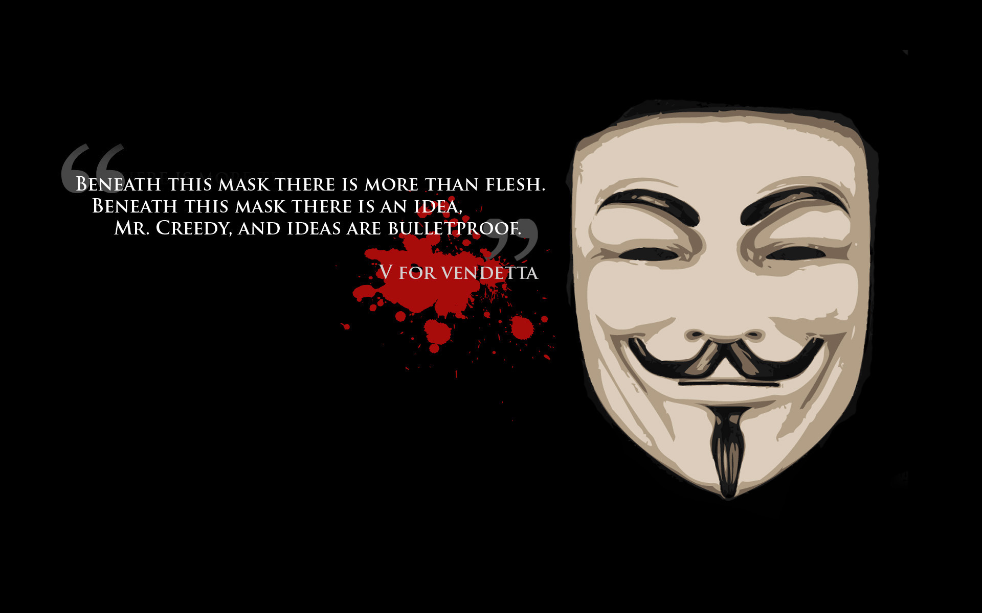 For Vendetta V Wallpaper