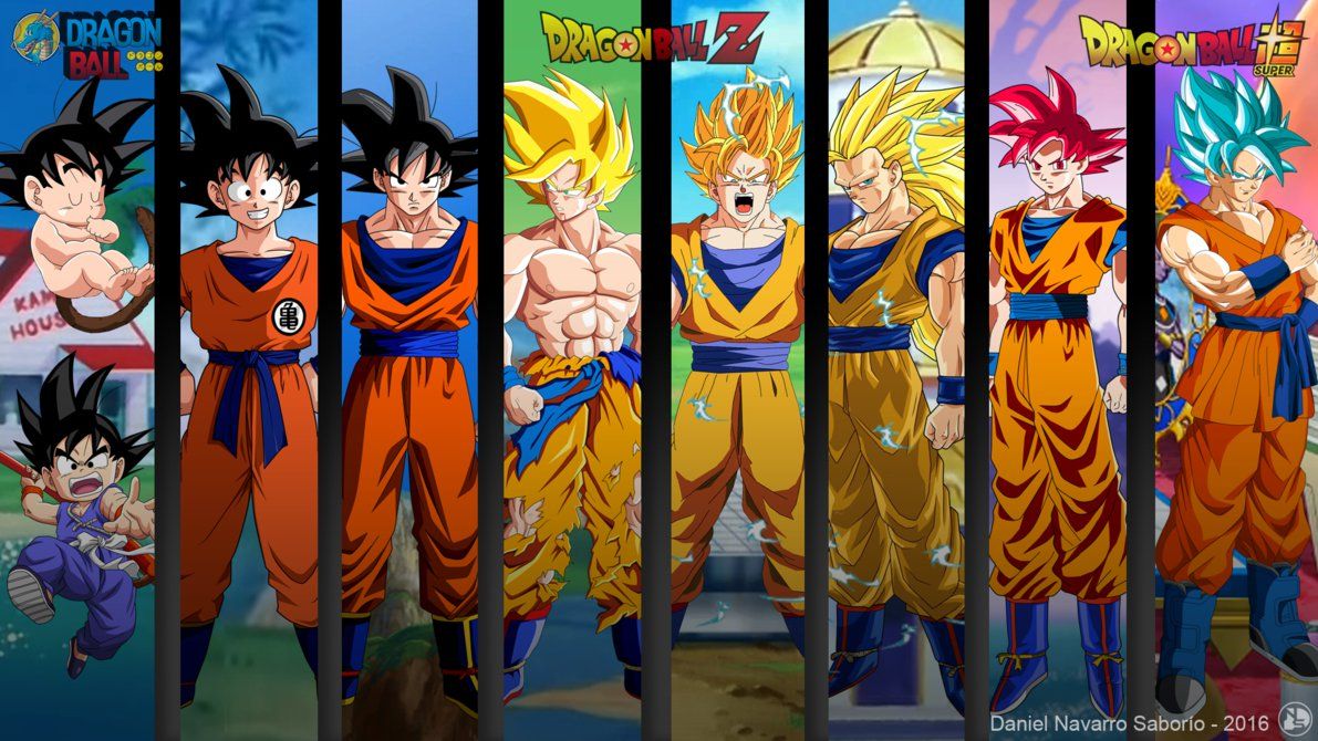 Goku Evoluciones Db Super Wallpaper By Danielns116 Deviantart