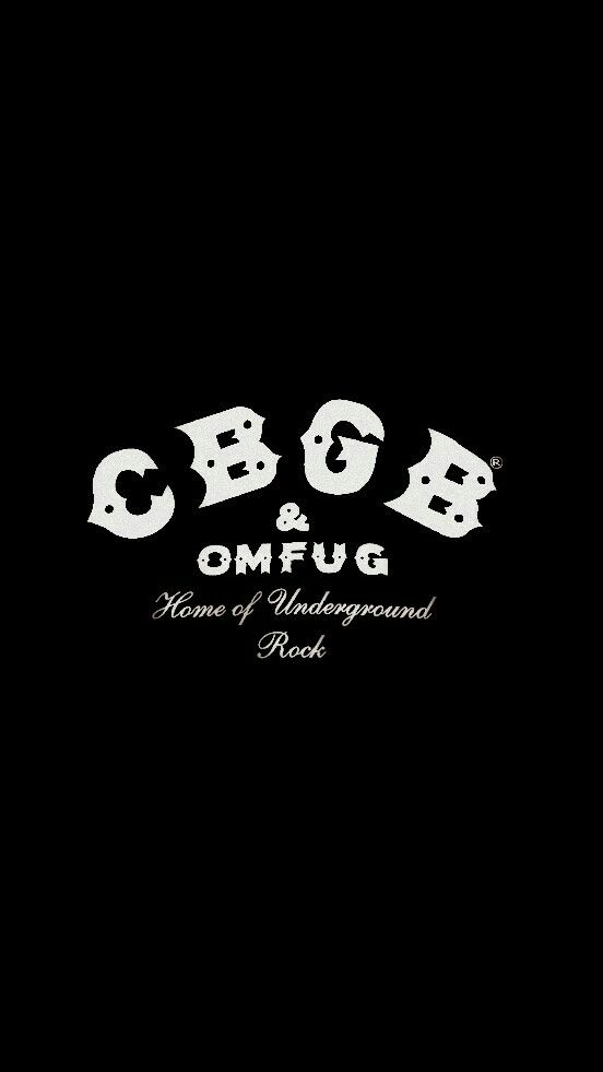 Cbgb Omfug Wallpaper Lockscreen Logo Rock Di