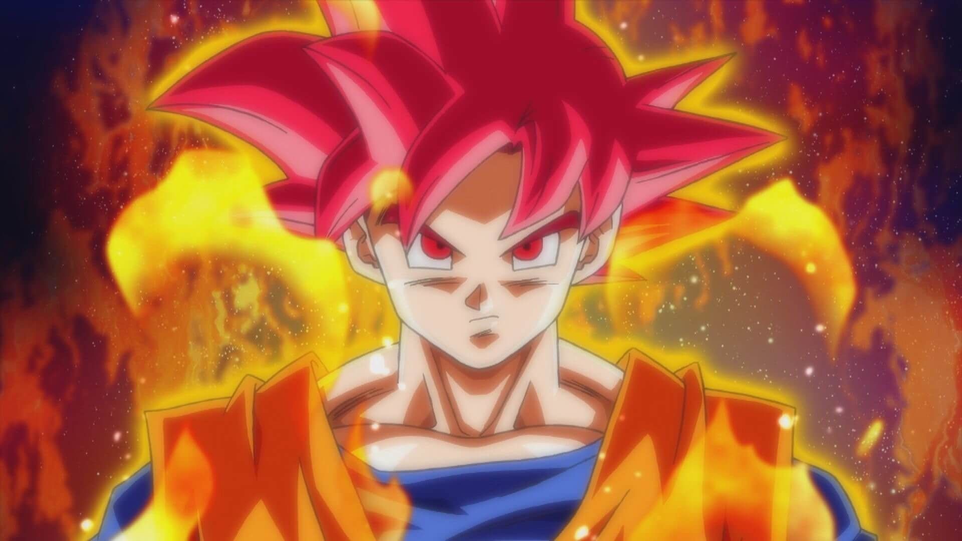 Goku Super Saiyan God Wallpaper Top