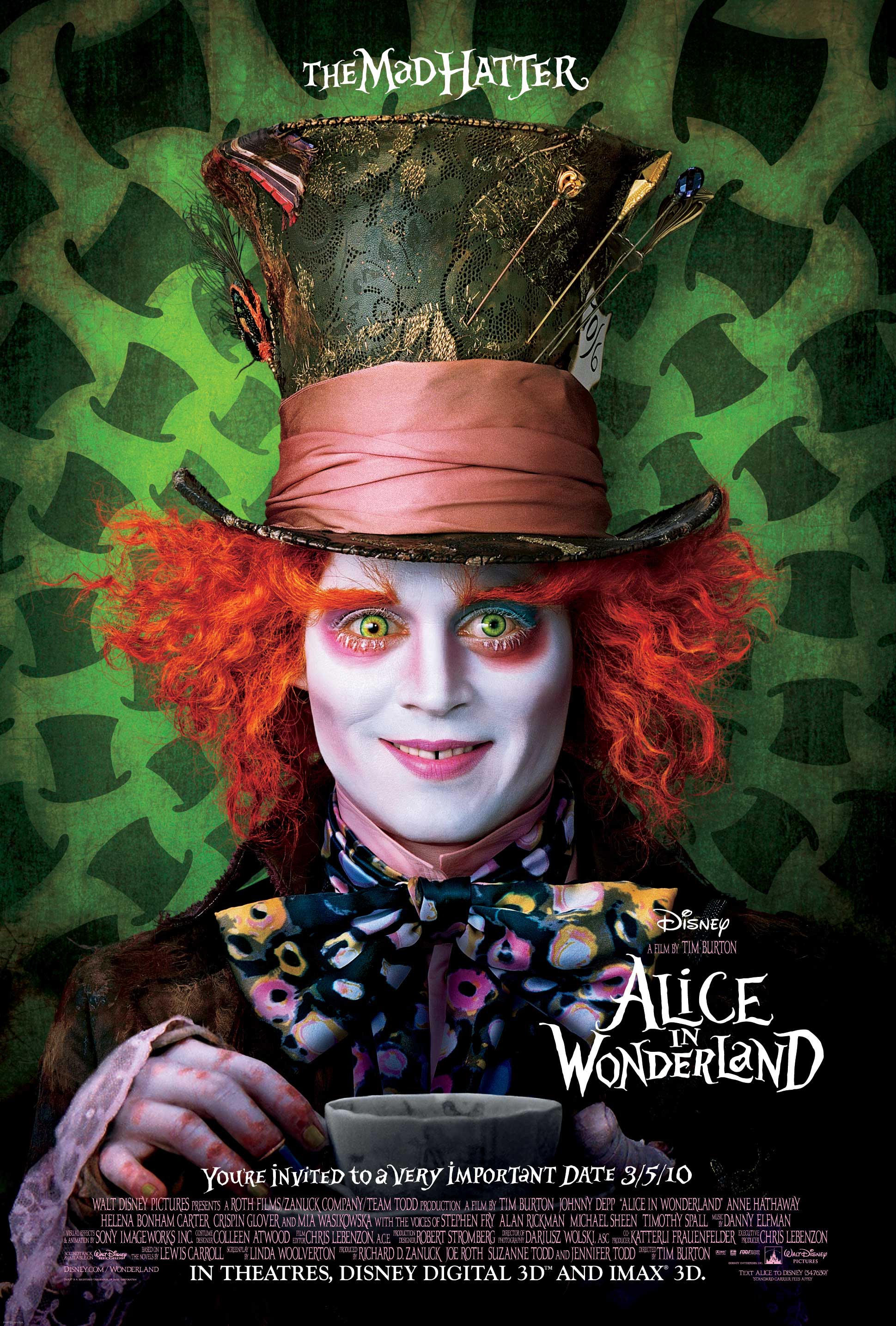 Wonderland Johnny Depp As The Mad Hatter iPad Wallpaper Car Pictures