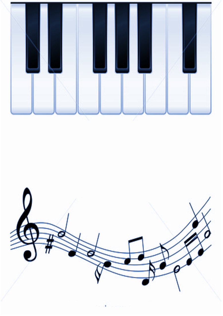 piano keys border by KirstyLouiseWilson on