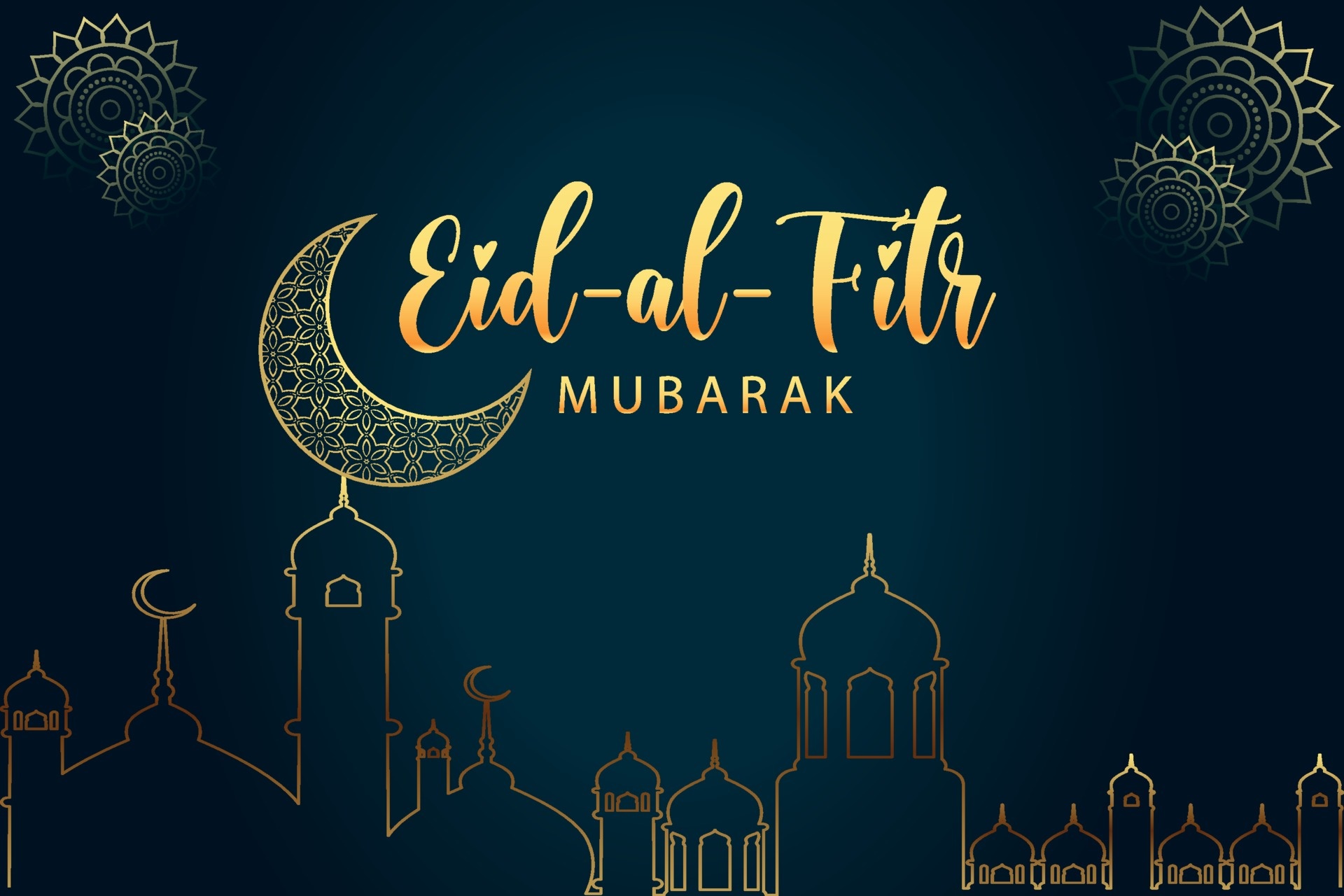 Eid Mubarak 4k HD Wallpaper