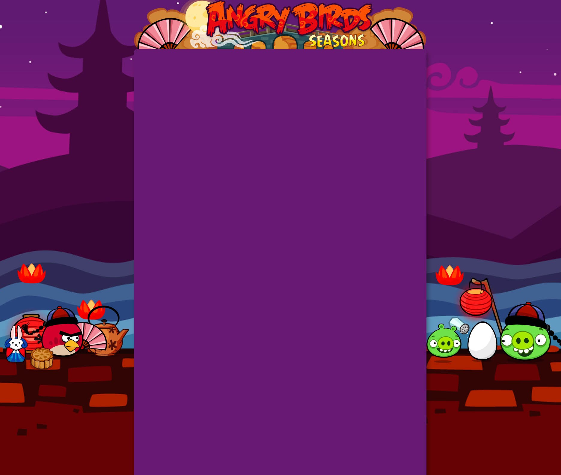 Angry Birds Seasons Mooncake Festival Wallpaper For