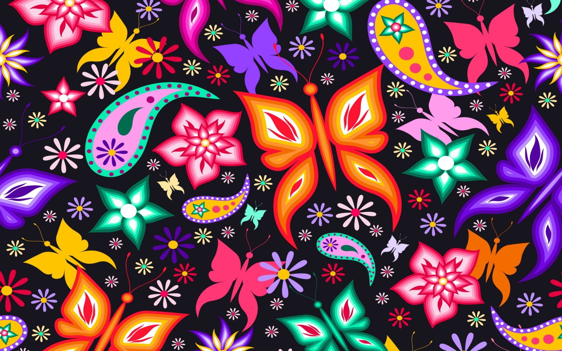 Colorful Pattern Wallpaper