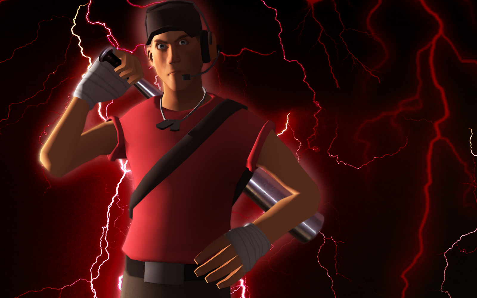 Tf2 Red Scout Poster Attempt By Sovietmentality