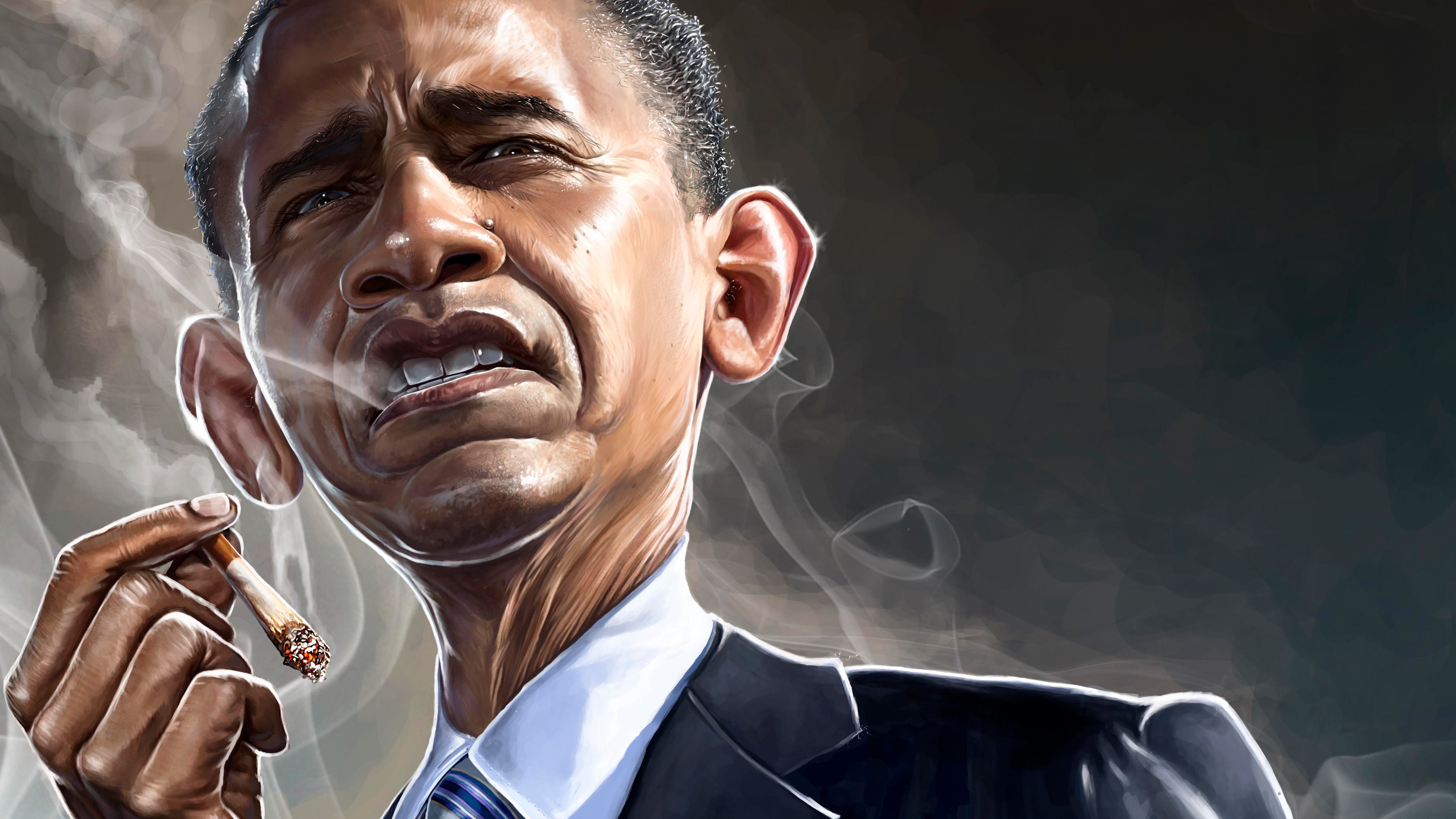 Barack Obama 4k Ultra HD Wallpaper Background Image
