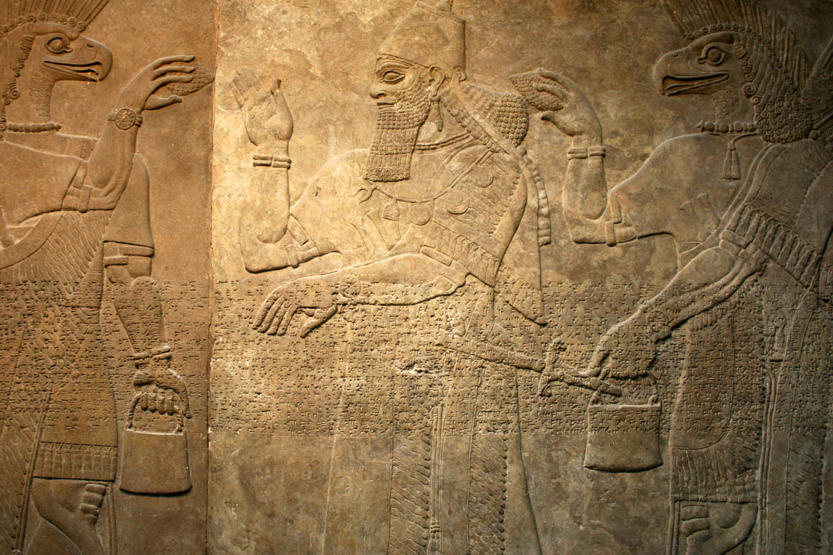 Egyptian Hieroglyphics Wall Of Hieroglyphs