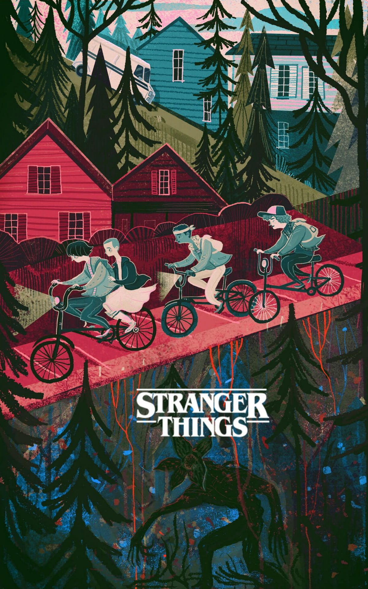 Stranger Things Aesthetic Wallpaper On
