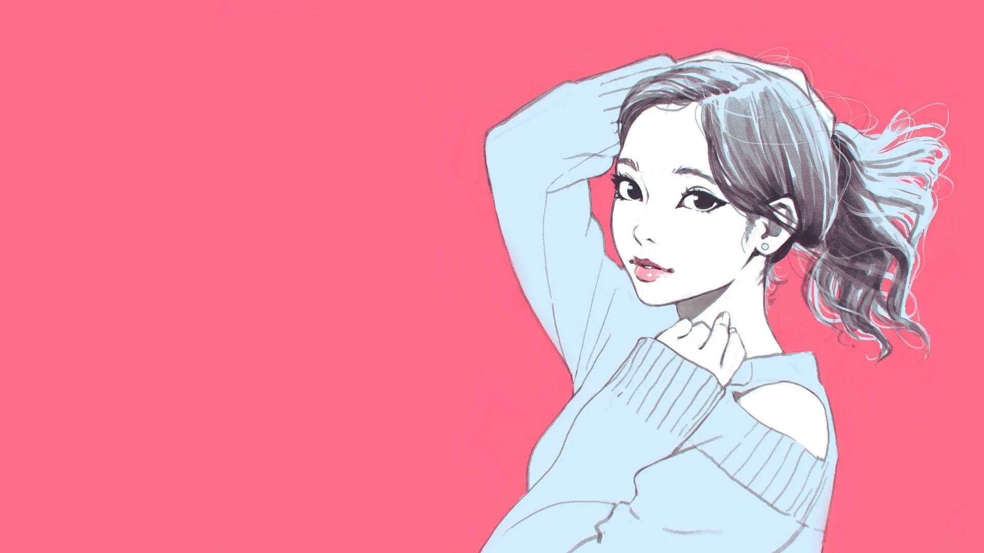 Pretty Girly Pink Aesthetic Wallpaper
