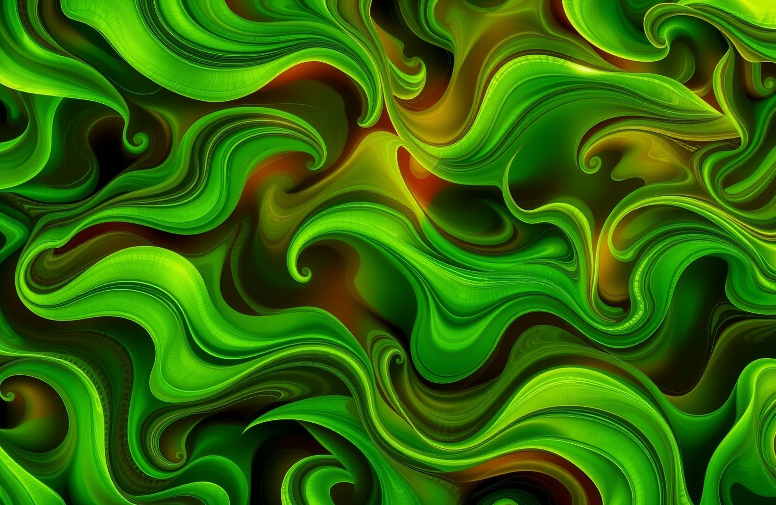 Abstract Green Wallpaper