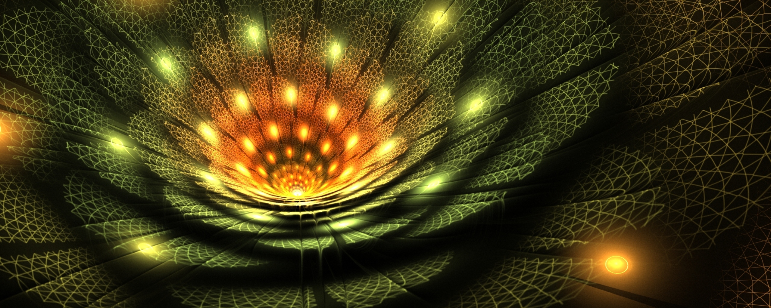 3d Abstract Fractal Wallpaper Background Dual Monitor Resolution