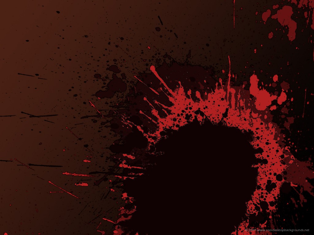 Blood Spatter Black Background