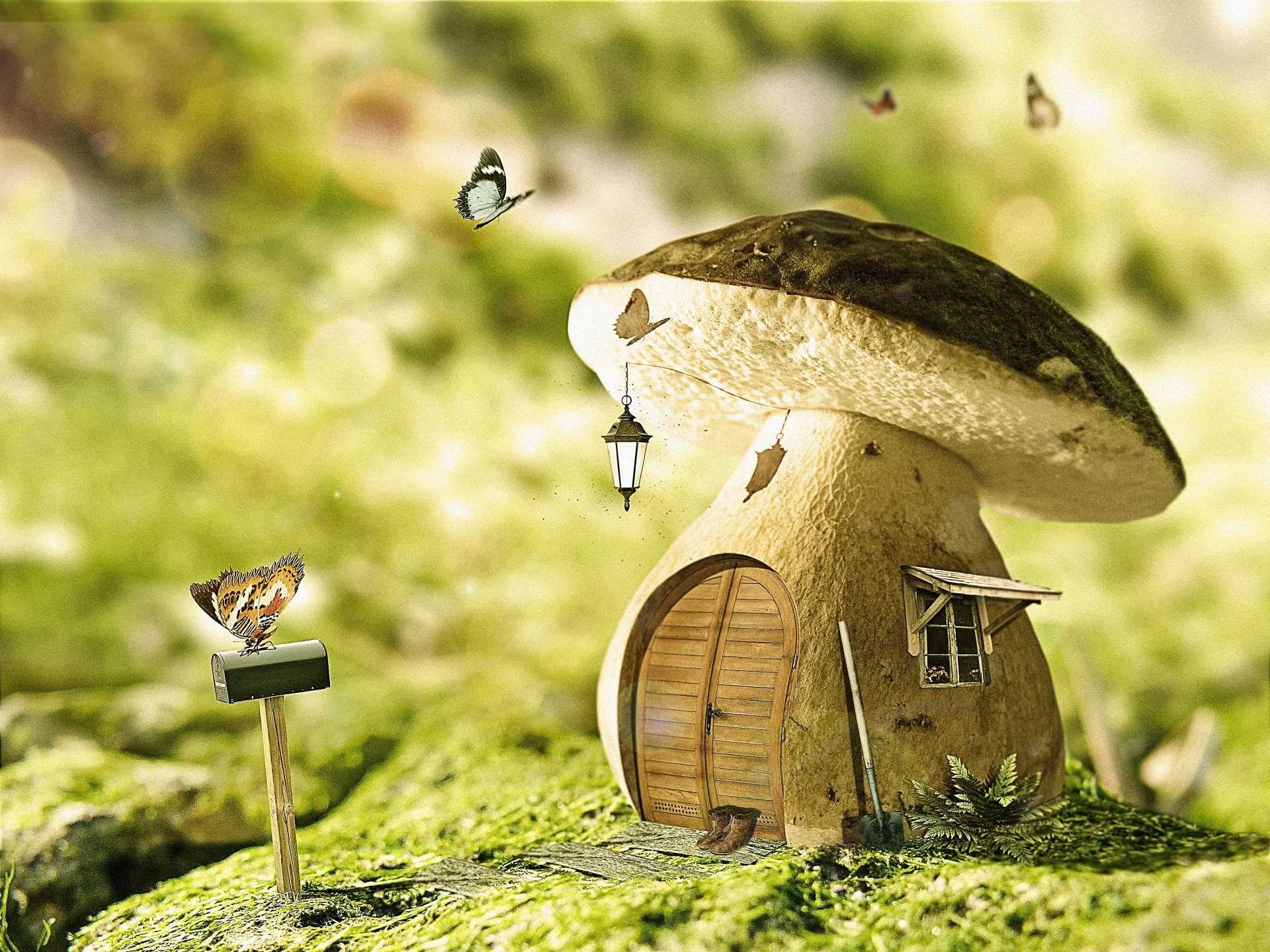 Mushroom House Wallpaper Awesome HD