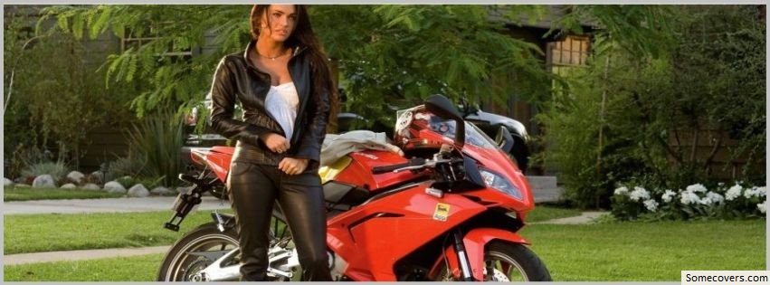 Megan Fox Girl Bike Red Celebrity Motorcycle Wallpaper HD