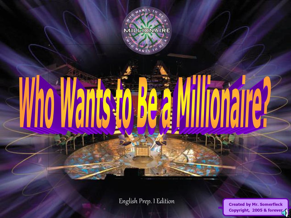 Who Wants to Be a Millionaire   ppt download