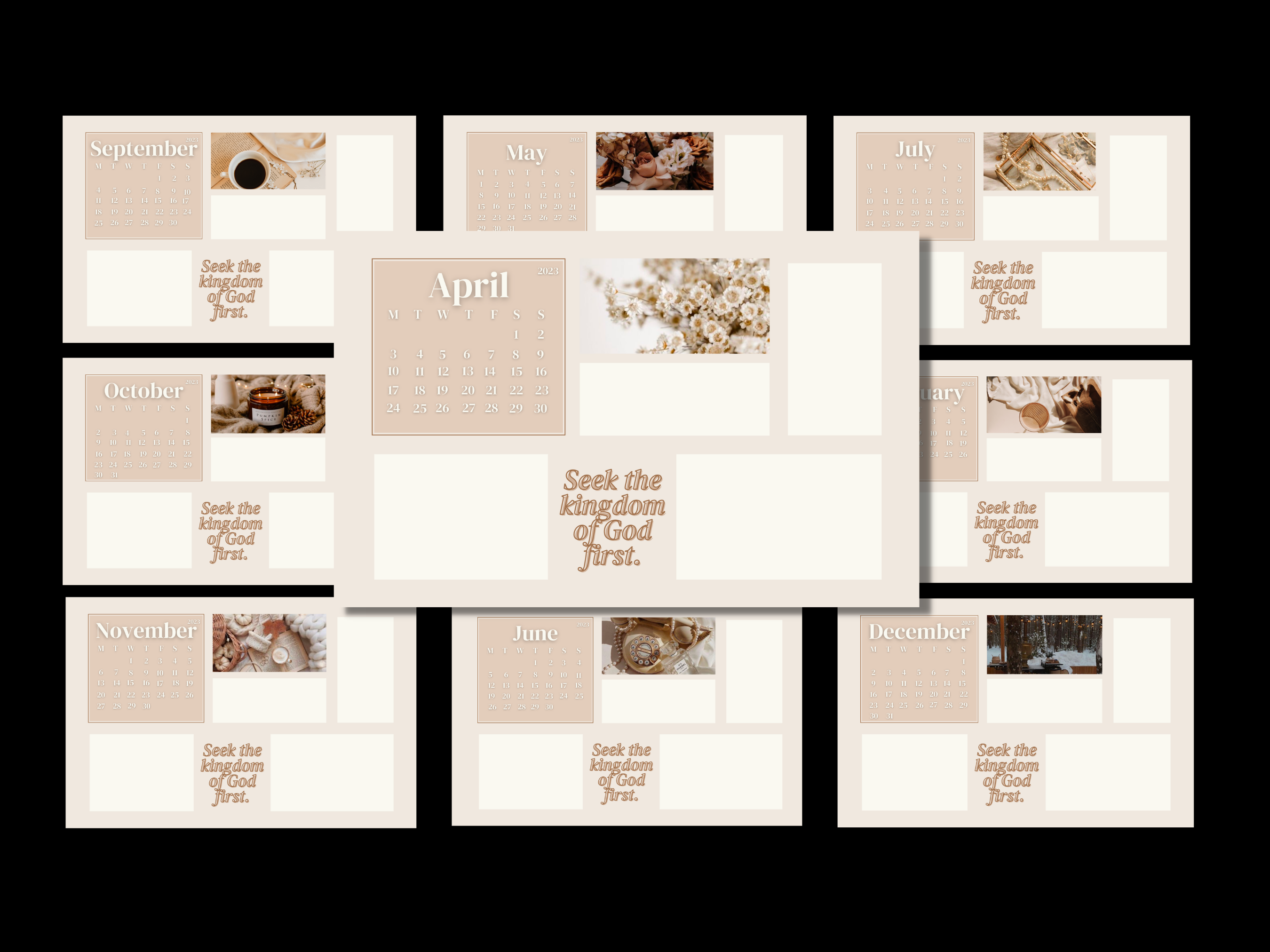 Free Download Visionboard Desktop Wallpaper Pink Aesthetic 2023 Etsy