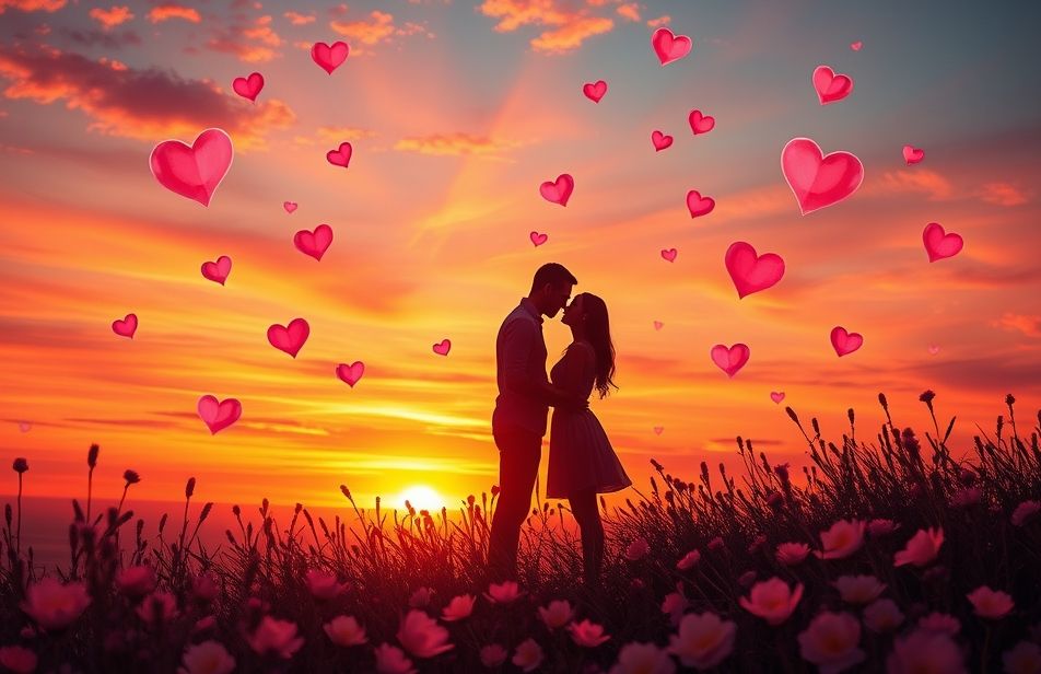 Romantic Love 3d Wallpaper