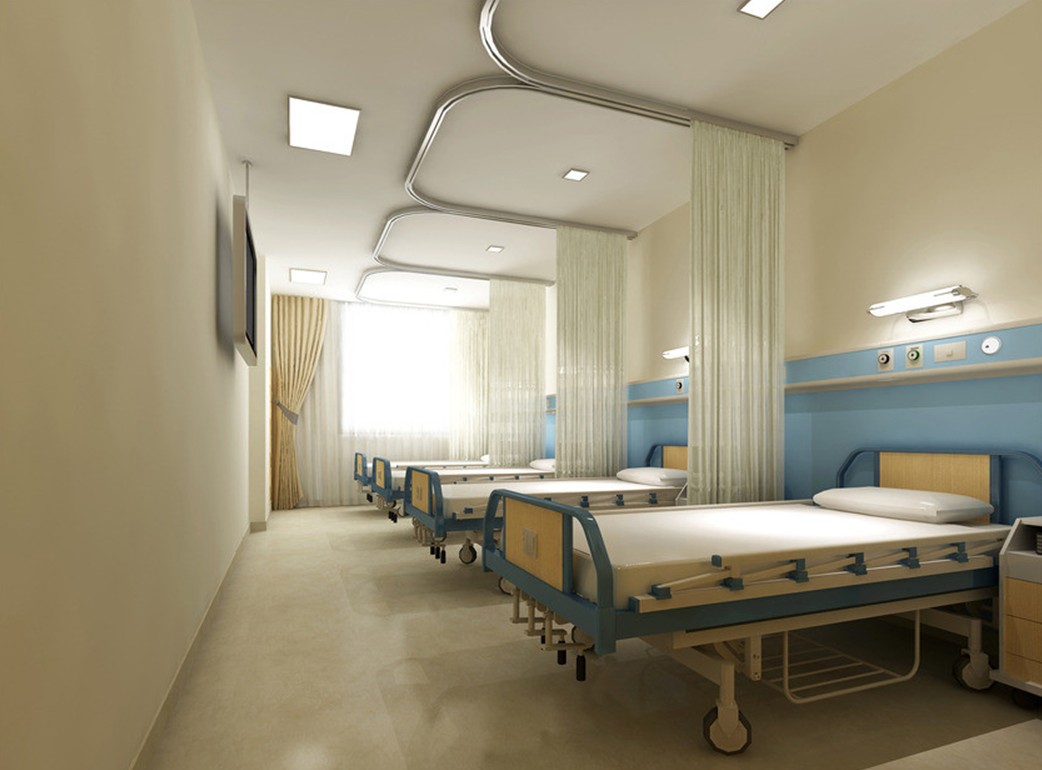 Hospital Ward Interior Design 3d Corridor