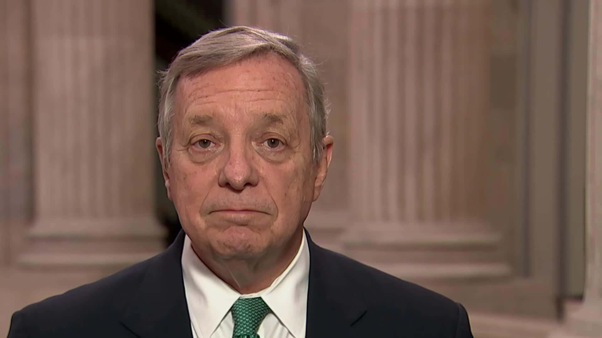 Download Richard Durbin With Straight Face Wallpaper
