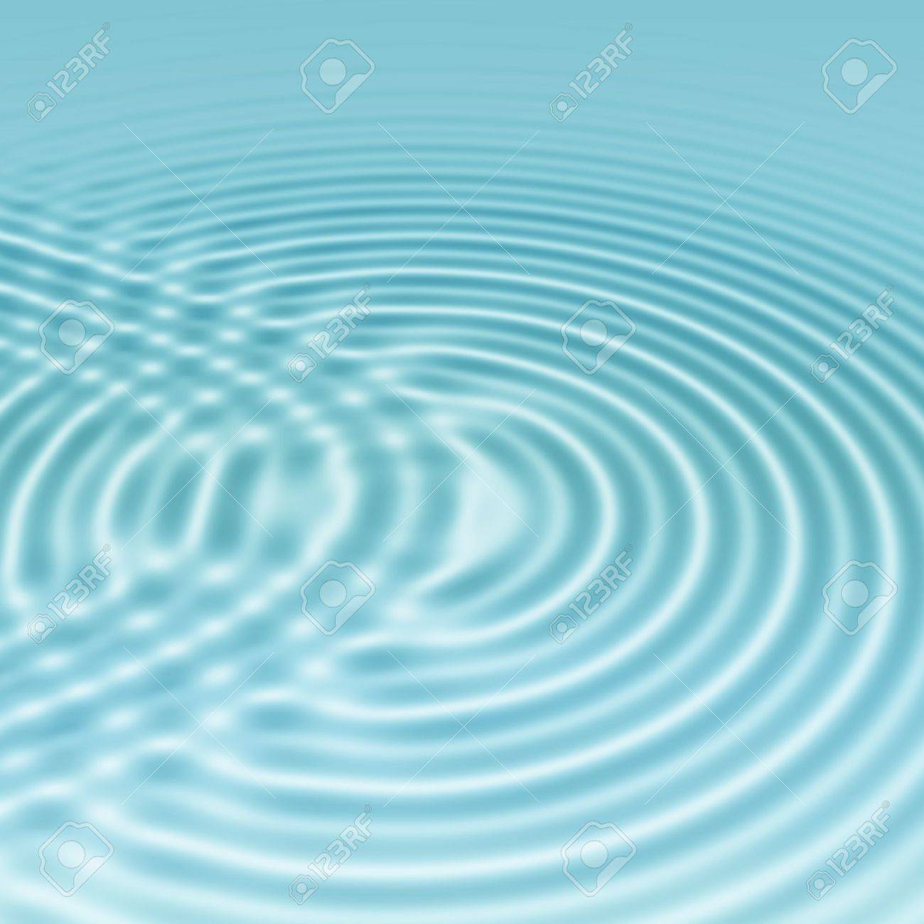 Elegant Clear Blue Ripples Background With Interference Stock