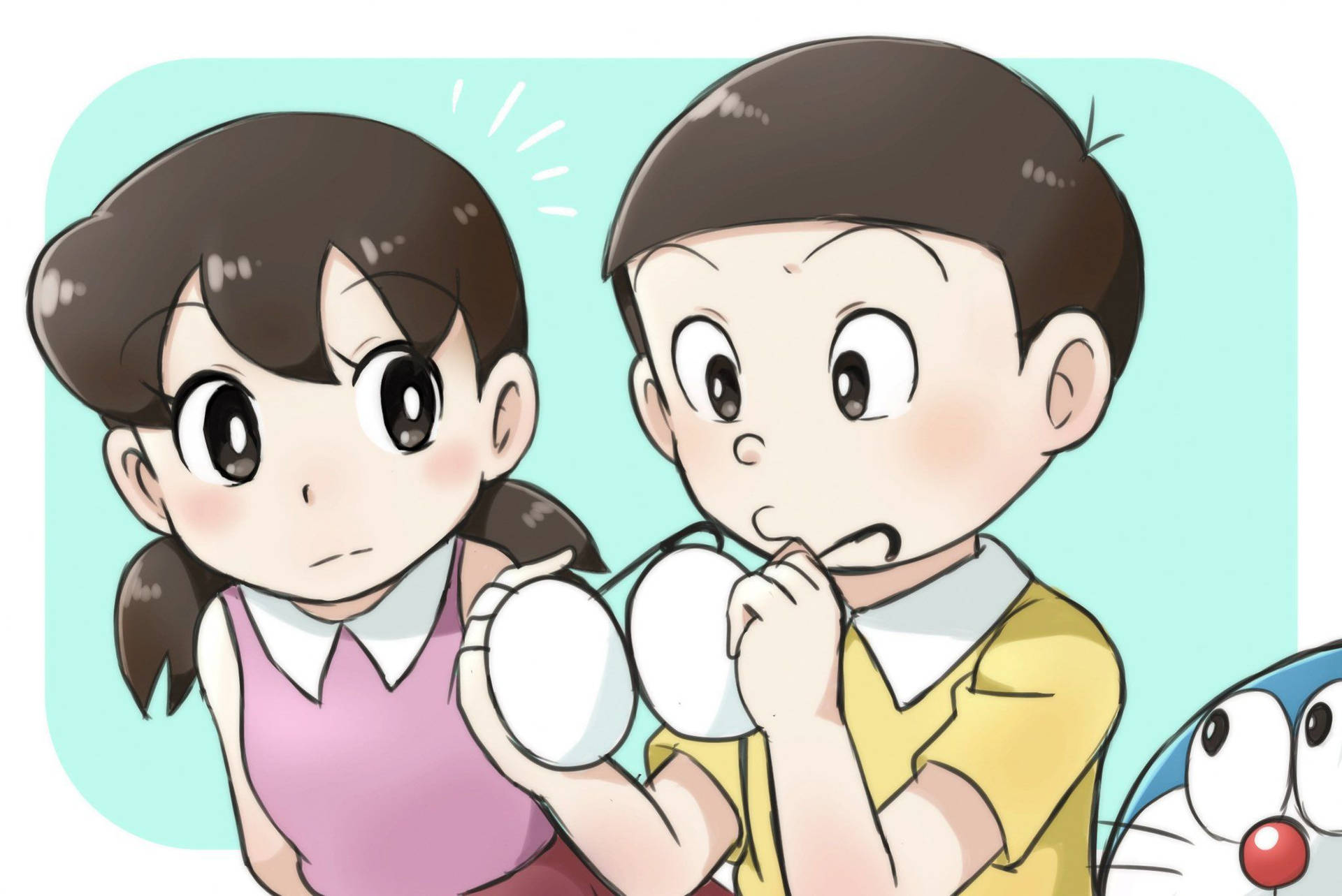 Nobita Shizuka HD Wallpaper