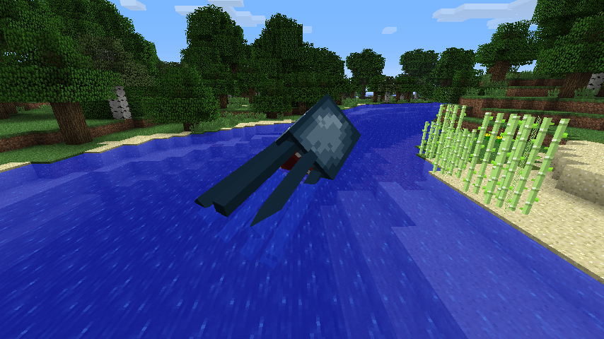 Minecraft Squid Giant squid gulivers mod
