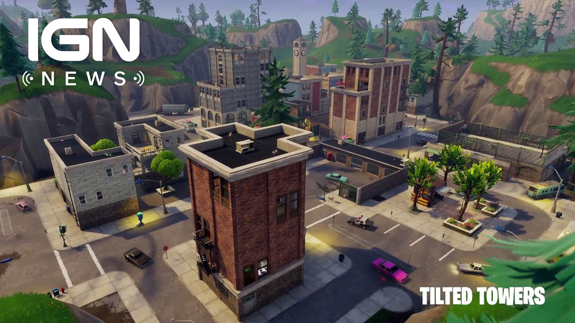 Fortnite Players Attempt To Destroy Tilted Towers Ign News