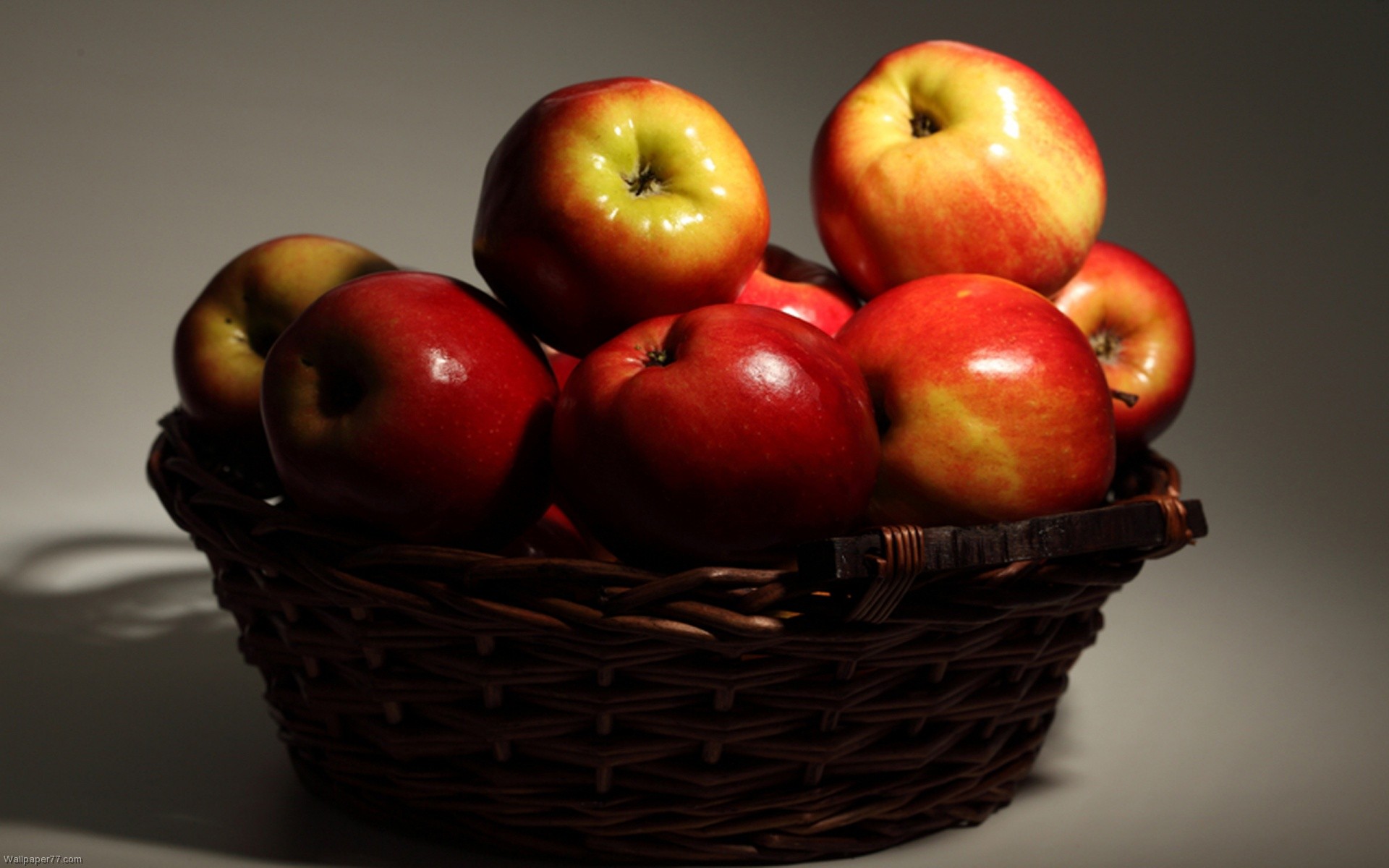 Apple Wallpaper Basket Fruit Food