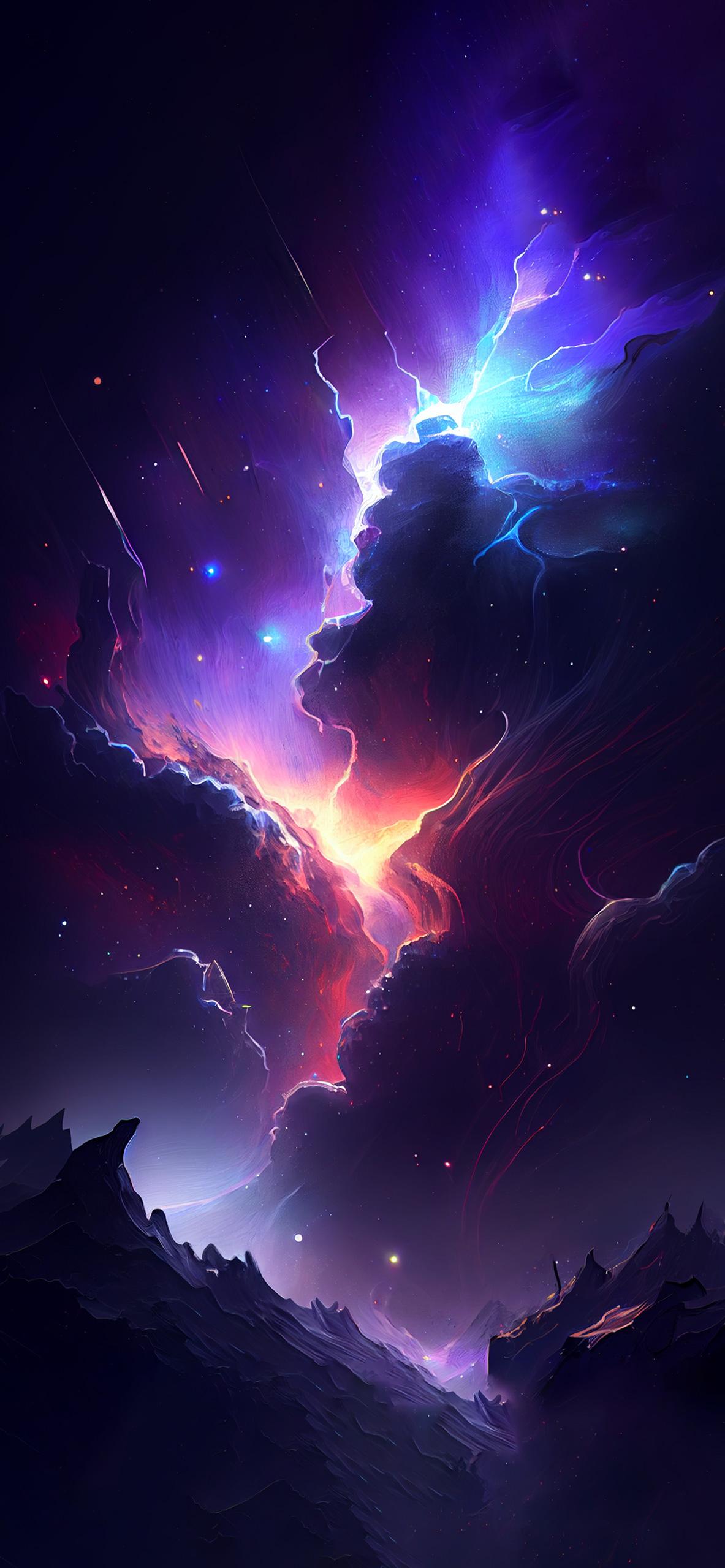 Galaxy Aesthetic Wallpaper Space iPhone