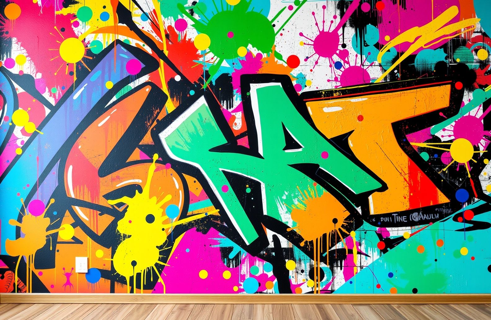 Abstract Graffiti Wallpaper