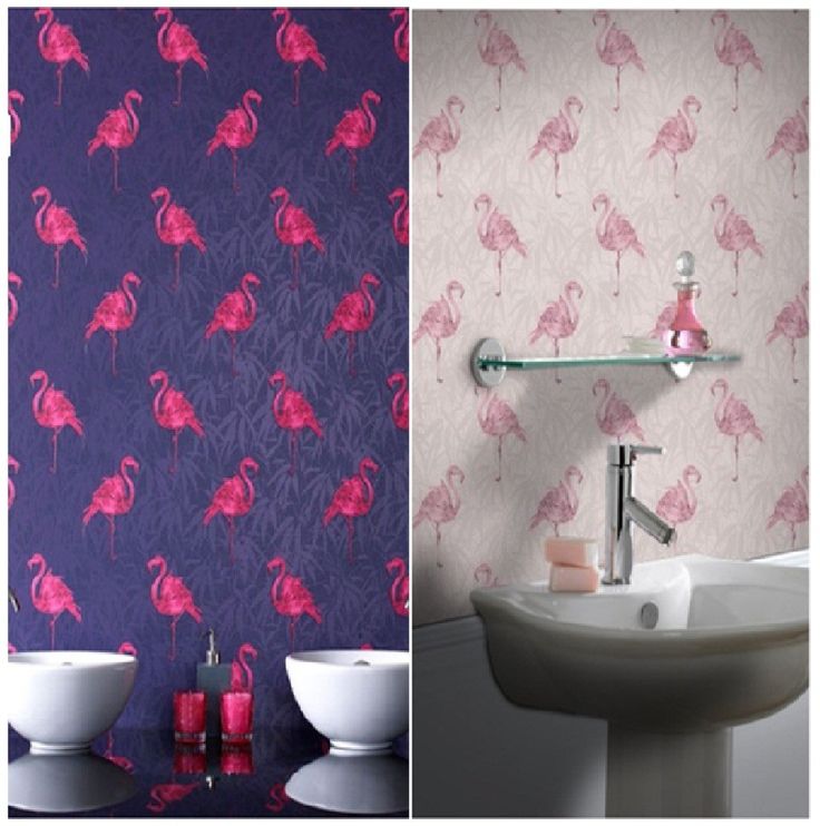 Flamingo Print Wallpaper