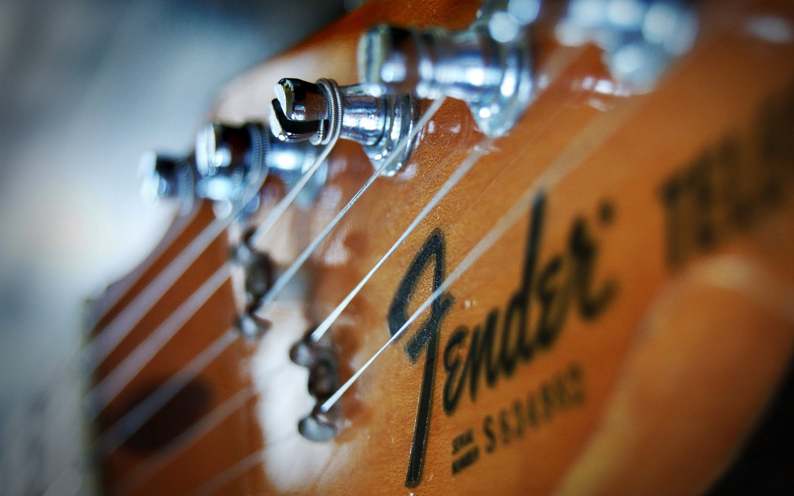 Guitar Wallpaper Fender Telecaster Head Strings Tuners