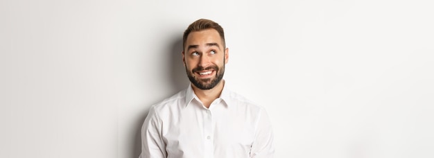 Portrait White Background Male Image Wallpaper