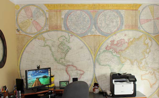 Custom Wallpaper Our Totally World Map Murals Bring The