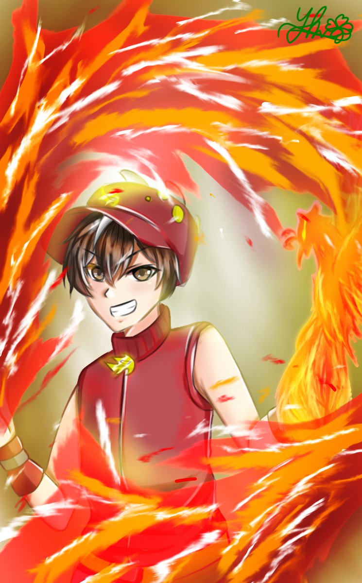Yuki On Boboiboy Api Founf Phoenix His Strength